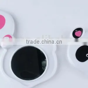 Plastic Animal Shaped Panda Owl-shaped Folding Sided Mirror Pocket Mirror thumbnail-2