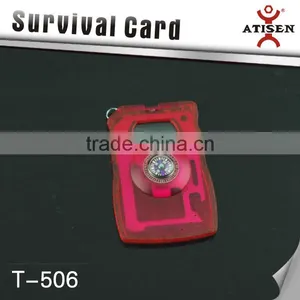 2016 Hot Sale Precision Survival Card With Compass/T-506 thumbnail-1