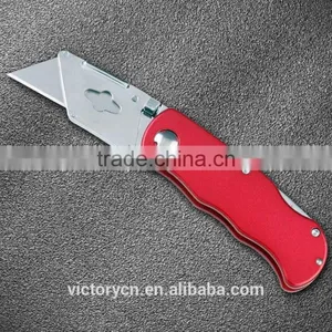Hight Quality 3Cr14 Blade Folding Utility Paper Cutter YJ156RD thumbnail-1