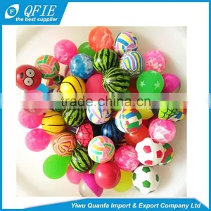Hot Selling Soft 27mm 32mm 45mm Custom Printed Bouncy Ball Toy for Gashapon Vending Machine thumbnail-2