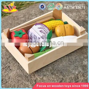 оптовая продажа деревянных игрушек для детского имитационного игры - деревянные игрушки для резки фруктов новая модель для детей W10B183 thumbnail-3