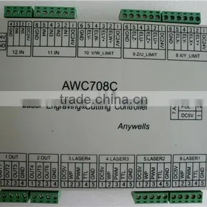 Manufacturer Recommend Co2 Laser Engraving and Cutting Controller AWC708C thumbnail-2