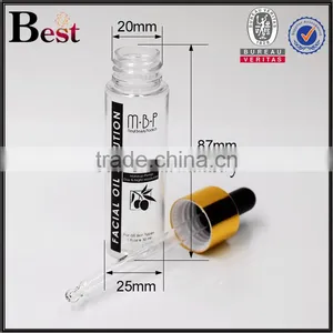 Wholesale Cosmetic Essential Oil Fragrance Perfume PET Screen Printing Aluminum 30ml Plastic Dropper Bottle 2017 Hot New Product thumbnail-5