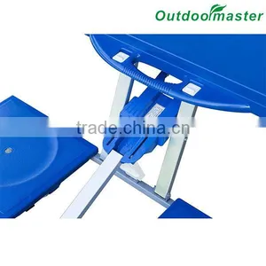 Outdoor Portable 4 Seats Camp Suitcase Folding Picnic Table thumbnail-3