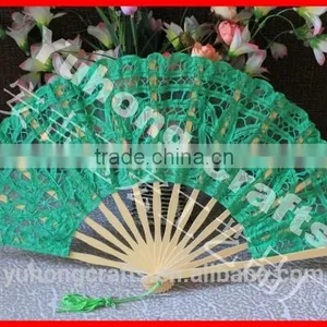 Handcrafted Folding Bamboo Wedding Fan thumbnail-1