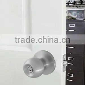 Stainless Steel Entry Privacy Passage 587 Hotel Round Knob Door Lock thumbnail-4