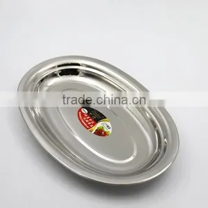 Oval Stainless Steel Plate & Dishes for Sale thumbnail-3