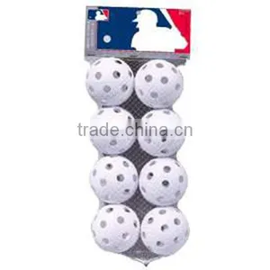 Indoor/Outdoor White Perforated Practice Ball thumbnail-1