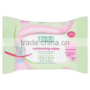 Simple Baby Moisturising Wipes 80 Wipes thumbnail-1