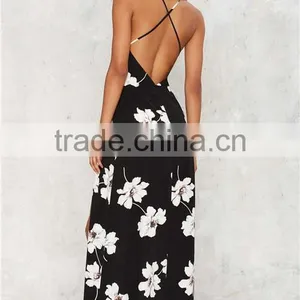2017 Fashion Style New Design Maxi Long Dress for Girls Sexy Dress thumbnail-3