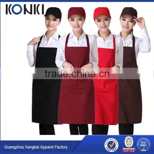 Cotton Kitchen Apron for Restaurant Worker Good Quality thumbnail-2
