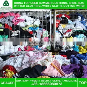 Guangzhou Short Sleeve Women Turkey Style T-Shirt Used Clothes From China thumbnail-4