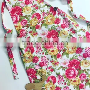 Flower Pattern Cotton Apron Baby Apron Top 100 Selling Products In thumbnail-3