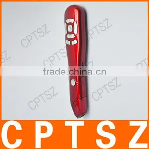 ZAP ZAP-CPM 2.4G USB 2.0 Wireless Laser Pen Mouse w/ Receiver + Charging Cable - Golden thumbnail-1