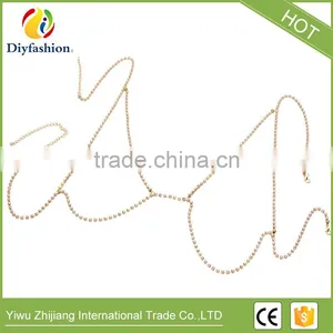 Summer Fashion Personality Diamond Sexy Body Chain for Lady thumbnail-3