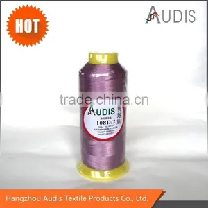 Manufacturer 100% Polyester Embroidery Thread 108D/2, Polyester Continuous Filament thumbnail-1