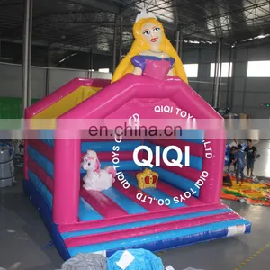 Princess Inflatable Jumping Bouncer, Princess Castle Inflatable Moonwalk thumbnail-1