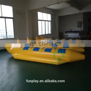 HI Hot Sale Inflatable Banana Boat,giant Water Boat Inflatable ,inflatable Water Toy thumbnail-1