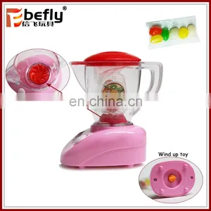 With Jelly Bean Inside Plastic Wind up Juicer Toy thumbnail-1