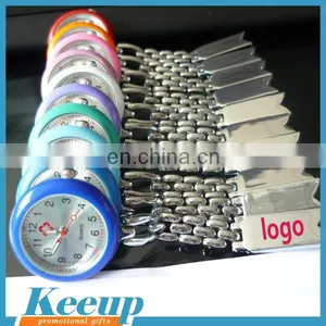 Advertising Products Stainless Steel FOB Nurse Watch With Carabiner thumbnail-2