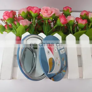 OEM Factory -Promotional Tinplate Pocket Mirror thumbnail-2