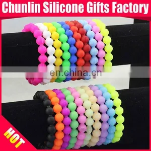 2014 Charming Beaded Silicone Bracelets thumbnail-1