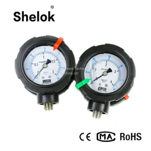 High Pressure Water Manometer, PP Pressure Gauges thumbnail-3