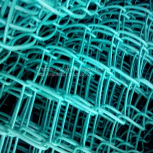Diamond Wire MeshVinyl Coated Chain Link Fence thumbnail-1