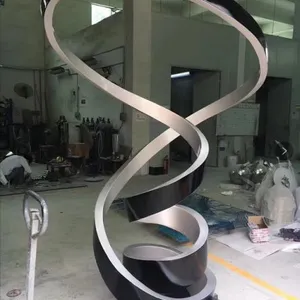 Public Art Urban Abstract Metal Stainless Steel Sculpture For Sale Customized thumbnail-1