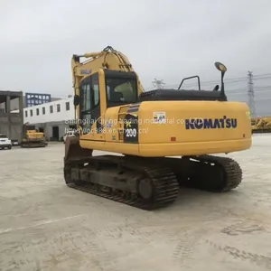 USED KOMATSU PC200 JAPAN MADE CRAWLER EXCAVATOR thumbnail-1