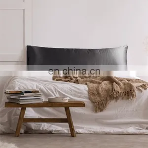 Luxury Super Soft Breathable Seamless Sleeping Plain Satin Home Body Pillowcase thumbnail-1
