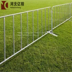 Temporary Steel Road Safety Barricade Crowd Control Barriers thumbnail-3