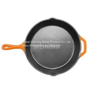 Cast Iron Enamel Frying Pan thumbnail-1