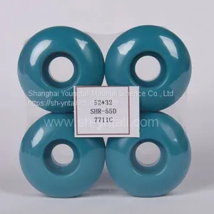 pu Wheels for Skate Board 52*32 Blue Polyurethane Skateboard Wheels Blue pu Wheels for Skate Board thumbnail-2