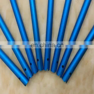 6063 t5 Aluminium Profile Anodised Factory / Blue Color Extruded Aluminium Profile / Aluminium Extrusion Tubes Square thumbnail-4