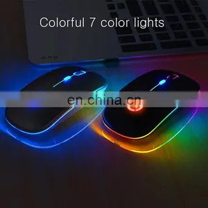 Factory Price for 2.4G Wireless Keyboard and Mouse Computer Silent LED Backlit Ergonomic Rechargeable Gaming Mouse Keyboard thumbnail-2