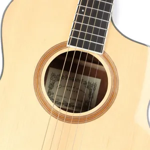 Hot Sale Cutaway Acoustic Guitar Oriental Cherry W150 39 Inch OEM Guitar Wholesale Cheap Price Guitar for Sale thumbnail-3