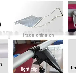 Straight /Cuverd Shape Advertising Pop Up Tension Fabric Display Banner thumbnail-6