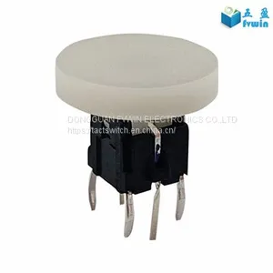 6 Pin Momentary Snap in Tact Switch With Intergral LED Light thumbnail-2