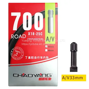 Butyl Bicycle Inner Tube 700 X18/25C 700x25/32c 700x38/45c Schrader and Presta Valve thumbnail-1