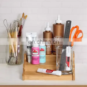 Customized New Design High Quality Kitchen Desktop Retractable Bamboo Storage Racks Home Storage & Organization thumbnail-1