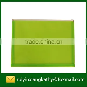 Colourful Plastic Zipper Document Bag thumbnail-4