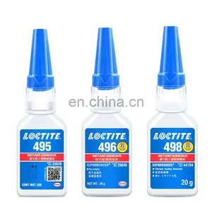 20g Loctiter 495 496 498 Glue Strong Universal Instant Bonding Plastic Rubber Transparent Repair Super Fast Drying Adhesive thumbnail-1