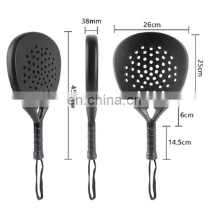 Upgrade Version 12K 18K Carbon Head Custom Protector Pala Paddle Tennis Racket Raqueta De Padel thumbnail-2