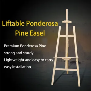 21*28cm Top Selling Promotion Mini Natural Color Wood Display Easel For Painting Craft thumbnail-5