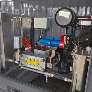 Industrial Ultra High Pressure Water Blaster Washing Machine for Sale With 1000 Bar Machine for Rust Paint Pipe Tube Tank Wash thumbnail-2