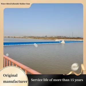 Economical Inflatable Rubber Dam With Emergency Deflation Valves and Rapid Deployment thumbnail-1