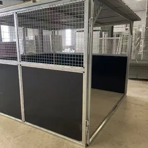 Cheaper Price Easy to Disassemble Portable Horse Stables Horse Boxes With Roof Customized 6ft 7ft 8ft Horse Yard thumbnail-1