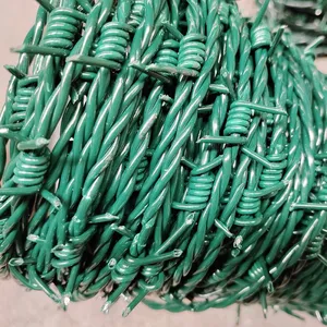 Hot Dipped Galvanized Barbed Wire Roll Price Fence Galvanized Pvc Coated Barbed Wire thumbnail-6