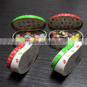 Small Food Grade Hinged Lid Candy Tin Box thumbnail-1
